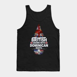 British Grown With Dominican Roots - Gift for Dominican With Roots From Dominican Republic Tank Top